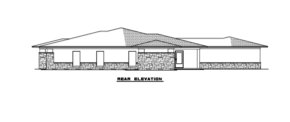 SMN1017-Rear Elevation